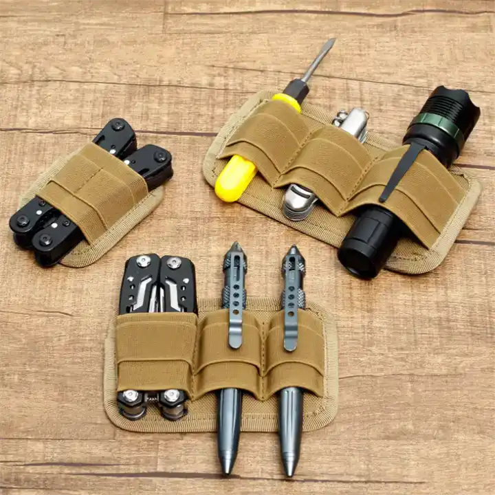 DONGKER Tactical Organizer Panel | MOLLE Insert Pouch For Backpacks | Small Gear Organizer For Flashlights & Tools