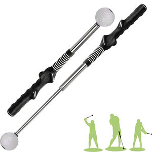 Bâton de golf télescopique flexible pour l'échauffement, correcteur de geste professionnel pour l'entraînement au rythme - Product Image 1