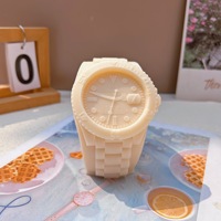 Moule en Silicone pour Bougie Décoration Horloge Montre de Luxe, Idéal pour Plâtre, Résine, Savon ou Cire de Soja