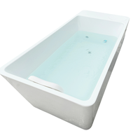 Baignoire en acrylique de haute qualité pour bain de glace, machine de refroidissement tout-en-un, équipement de thérapie par eau froide pour spa à domicile