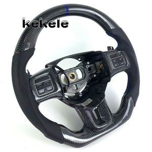 Volant en fibre de carbone pour Dodge JCUV JOURNEY <span class=keywords><strong>SRT</strong></span> Durango, compatible avec Durango Journey Hellcat <span class=keywords><strong>SRT</strong></span>, haute qualité, personnalisable - Product Image 3