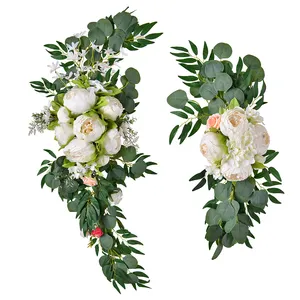Wedding Decoration Artifical Peony Flower Of Wedding Welcome Signs For Floral Decorations And Wedding Reception Ceremony Signs