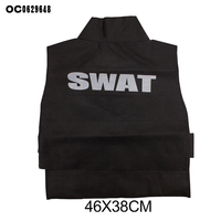 Juguete de Pistola Eléctrica de Plástico para Juego de Imitación, Chaleco de Policía SWAT para Niños