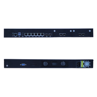 6 SFP 10GbE 6 NIC RJ45 appareil de pare-feu de sécurité réseau Intel X99 C612 Xeon E5 V3/V4 1U Rack PC industriel