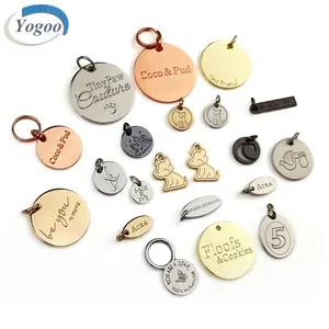 2023 New Zinc Alloy Brand Name Jewelry Pendant Tags Custom Private Logo Metal Charm For Bracelet