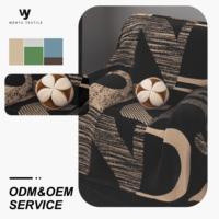 Plaid en chenille jacquard à pompons, motif géométrique moderne, universel quatre saisons, housse de canapé monobloc pour la maison et l'hôtel, personnalisable