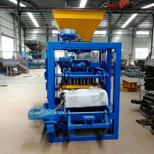 Pabrik Amatir QT4-24 Mesin Otomatis De BLOC De Creux Largeur 15/12 untuk Gabon