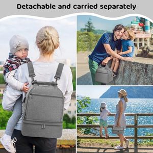 Wearable Breast <b>Pump</b> Bags with Ice Pack, Pumping Bag with Waterproof Mat for <b>Pump</b> Accessories Cooler Bag - Product Image 5