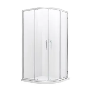 Funcional vidro Fold porta deslizante banheiro chuveiro quarto design simples chuveiro cabine