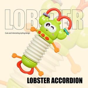 Jouet musical accordéon de dessin animé, jouets sonores, apprentissage musical pour enfants, violon à vent musical homard, jouet musical pour bébé - Product Image 3