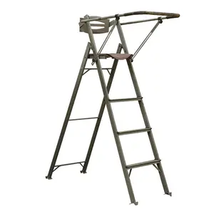 1.5 m alumínio ao ar livre escada dobrável & camuflagem Material caça árvore stand cadeira escada equipamentos ao ar livre