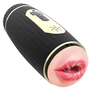 Verkaufs schlager Männlicher Mastur bator Tasche Vibration Muschi echte Vagina oraler Masturbation becher Mann Erwachsene Vagina Sexspielzeug für Männer