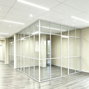 <span class=keywords><strong>Cloison</strong></span> de séparation en <span class=keywords><strong>verre</strong></span> style français avec cadre en aluminium pour bureau, <span class=keywords><strong>cloison</strong></span> <span class=keywords><strong>amovible</strong></span> modulaire acoustique pour intérieur - Product Image 1