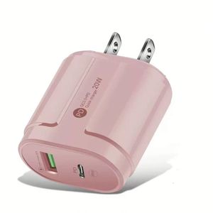 Best Selling 20W Phone Charger QC3.0 Type <b>C</b> <b>USB</b> Wall Charger US/EU Socket Quick Charge <b>USB</b>-<b>C</b> Power <b>Adapter</b> for Iphone 15 16 17 - Product Image 2