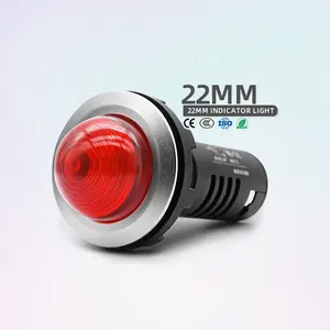 Wholesale Price BENLEE 22mm 220v Flash Signal Light Led Alarm Indicator Lamp Water Proof Color Red Blue Pilot Lights