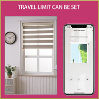 Moteur de store enrouleur intelligent Tuya 1.3/2Nm en alliage d'aluminium, contrôle universel par application, Wi-Fi, commande vocale Alexa Google Home, programmation horaire