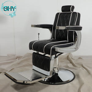 Moderne noir <span class=keywords><strong>pas</strong></span> <span class=keywords><strong>cher</strong></span> prix BarBer rétro hommes huile <span class=keywords><strong>tête</strong></span> chaise salon de coiffure salon de coiffure style chaise de barbier <span class=keywords><strong>à</strong></span> vendre - Product Image 3