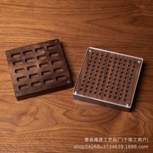 Caja de Almacenamiento de Oro de Nogal Negro, 1.3L de Capacidad, Organizador de Joyas Grabado para Barras y Lingotes de Oro - Product Image 2