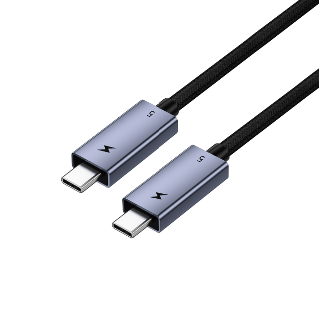 2026 New USB5 Full Function Type-C to Type C Cable, PD 240W Fast Charging, 80Gbps Data Transfer, 16K 60Hz Video Display E-Marker
