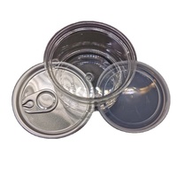 Boîtes de conserve en plastique pour animaux de compagnie, en gros, avec couvercles à anneau facile à ouvrir