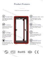 Assembler un pod de réunion de bureau portable de 35db, une cabine de téléphone insonorisée, un pod de travail de studio portable insonorisé