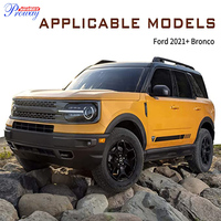 Console centrale à verrouillage combiné à 4 chiffres Coffre-fort pour voiture Coffre-fort pour pistolet Console centrale avec 2021-2022 Compatible Ford Bronco Sport
