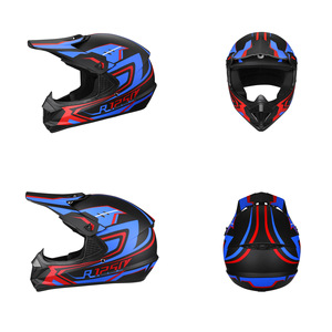 Casco de Motocross con Diseño Gráfico Estilizado, Buena Ventilación, Casco de Seguridad Todoterreno - Product Image 2
