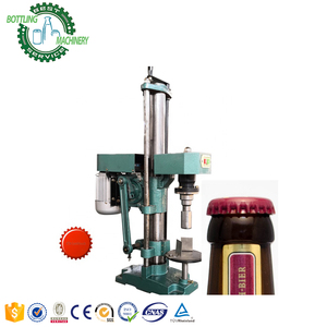 Semi Automatic <strong>Soft</strong> <strong>Drink</strong> Soda Water Beer Glass Bottle Crown Cap Lids Cover Press Capping <strong>Machine</strong> - Product Image 5