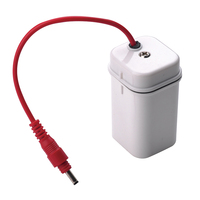 Boîtier de batterie étanche en plastique 6V pour salle de bain, accessoire de chasse d'eau automatique