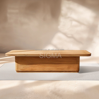 Ensemble de meubles modernes en bois de teck nouveau design table à manger et chaises en teck massif pour patio prix d'usine