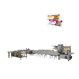 China Hersteller Flow Automatic Bread Packaging Machinery/Müsli riegel Verpackungs ausrüstung