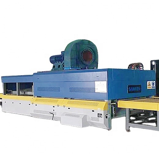 Sanken 18-Year Experienced Glass Tempered Making Force Convection System PLC Motor Pump State-Of-The-Art Glass Temper Furnace