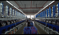 Hilo de Bordar Fufu 108d/2 120/2, 100% Poliéster, Hilo Brillante para Bordado Industrial, Cono de 3000 Metros/5000m para Vestidos