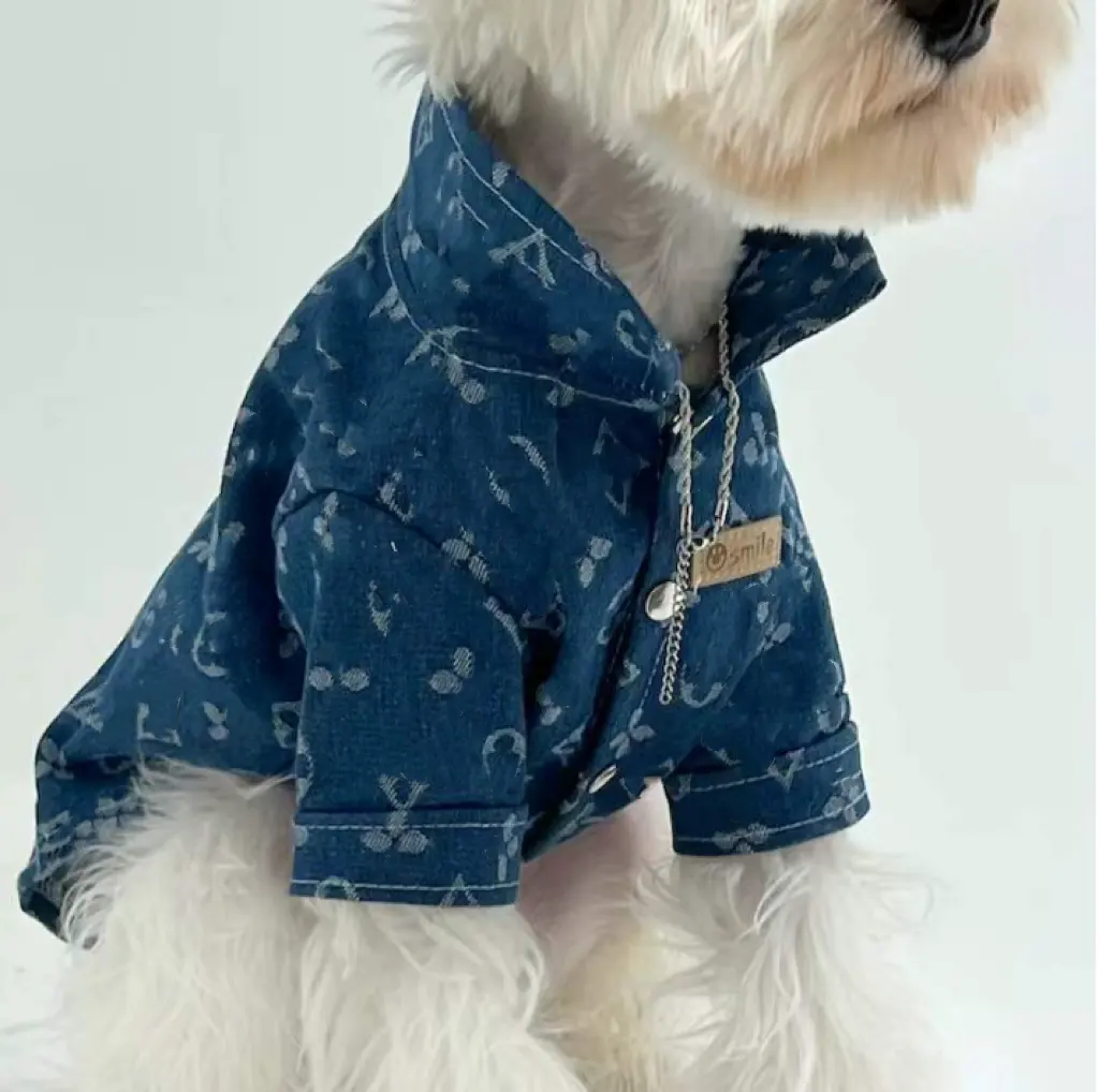 New Design Hot Koop Hond Jeans Rompertjes Jeans Broek Met Strap Pet Cowboy Vest Hond Kleding