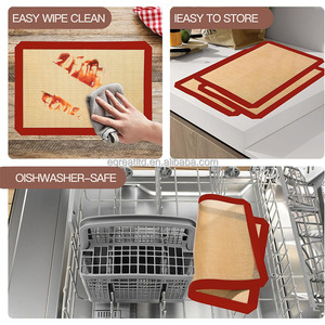 Food Grade <b>Silicone</b> <b>Baking</b> Mats Set of 6 Round & Square Cake Pan Mat <b>Silicone</b> <b>Baking</b> Slip Mat Oven Liner Sheet - Product Image 6