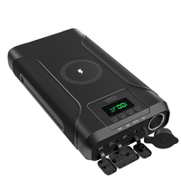 Station d'alimentation solaire 76800mAh PD100W, batterie 18650, banque d'alimentation pour ordinateur portable, batterie de secours pour CPAP, camping, pêche à la carpe avec LED