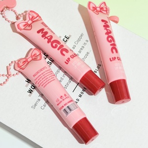 KISS OFRA Shine High <span class=keywords><strong>Lip</strong></span> Gloss 18ml Glossy Hydratant et Nourrissant à l'Huile Minérale de Mica, Fini Brillant, Breloque Chaîne Perlée, 6 Couleurs - Product Image 1