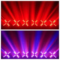 Nouveau modèle de projecteur à tête mobile 120W Beam Wash RGBW4in1, effets de lumière de fond stroboscopiques, DMX512, son automatique pour DJ professionnel, scène