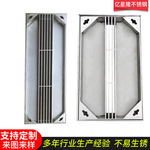 Yixinglong Stainless Steel Drainage Well Cover 600x600 Square Linear Slotted Rainwater Inlet Manhole Cover - Product Image 3