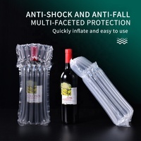 Emballage de protection Hongdali pour bouteilles de vin Plaque de coussin à bulles avec sac gonflable pour colonne d'air en matériau PE PA