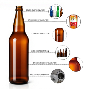 Vente en gros de bouteilles en verre de silex de bière de jus de kombucha <span class=keywords><strong>33CL</strong></span> pour soda - Product Image 3