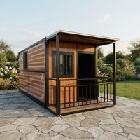 Maison conteneur pliable SmartBuild 20FT, cabine portable en kit, prix usine, CE ISO, faible MOQ, construction rapide pour bureau