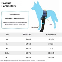 Attelle de protection pour pattes avant de chien – Protection contre les léchages et les morsures, sangle de récupération pour pattes gauche/droite, soutien articulaire toutes saisons