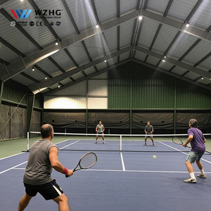 Centre de tennis intérieur, structure en acier renforcé, résistant aux intempéries, fiable, conforme à la norme AS/NZS 1170, structure robuste, isolée - Product Image 1