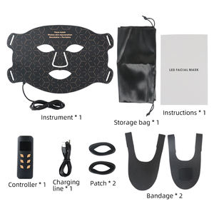 पेशेवर 660 850nm नेतृत्व वाले हल्के चिकित्सा चेहरे के मास्क काले नेतृत्व वाली प्रकाश चिकित्सा 4 रंग सिलिकॉन मास्क - Product Image 2