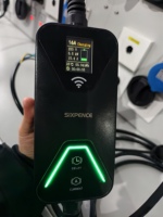 Chargeur EV portable de type 2 32A, courant réglable, câble homologué TUV, charge programmée, câble de charge 7 kW