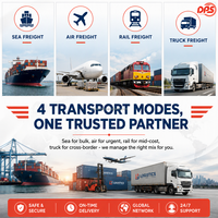 Transitaire Multimodal Complet Top 10 Chine-Worldwide DDP Porte-à-Porte Service de Fret Intermodal Ferroviaire Aérien Routier Livraison Rapide