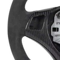 Volant en fibre de carbone pour BMW E90 Série 3 avec perles de lampe LED