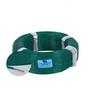 UL5231 600v Nickel-Plated Copper Heating Wire Single PTFE Insulated Carbon Fiber Heating Cable 24 Gauge Electronics Wires