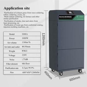 <span class=keywords><strong>Aspirateur</strong></span> industriel à haute efficacité <span class=keywords><strong>de</strong></span> 1000 W pour la soudure au laser <span class=keywords><strong>mobile</strong></span>, la découpe au laser, l'extraction <span class=keywords><strong>de</strong></span> la <span class=keywords><strong>fumée</strong></span> et <span class=keywords><strong>de</strong></span> la poussière, l'élimination des odeurs - Product Image 3